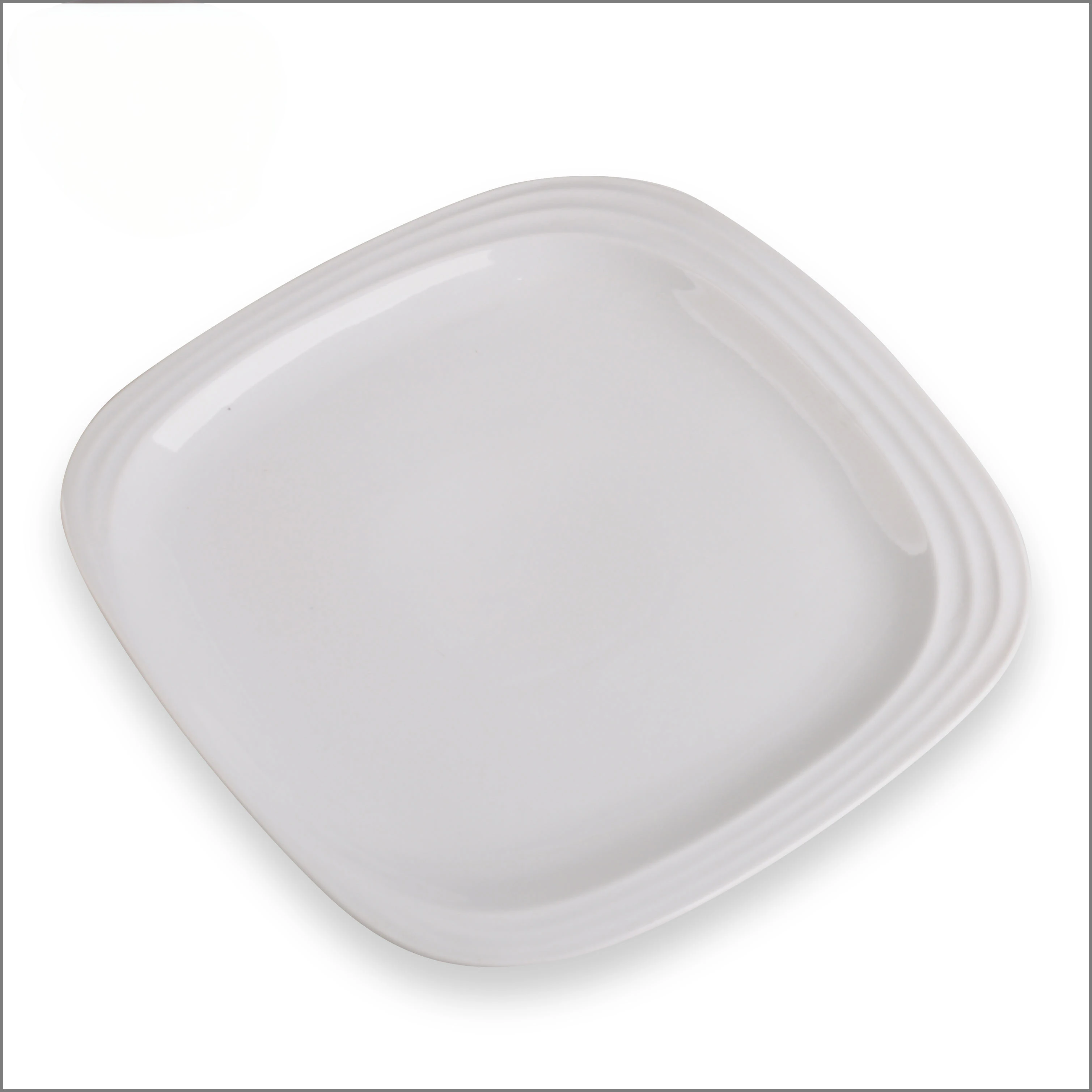 Rounded Square Dinner Plate - detail 1