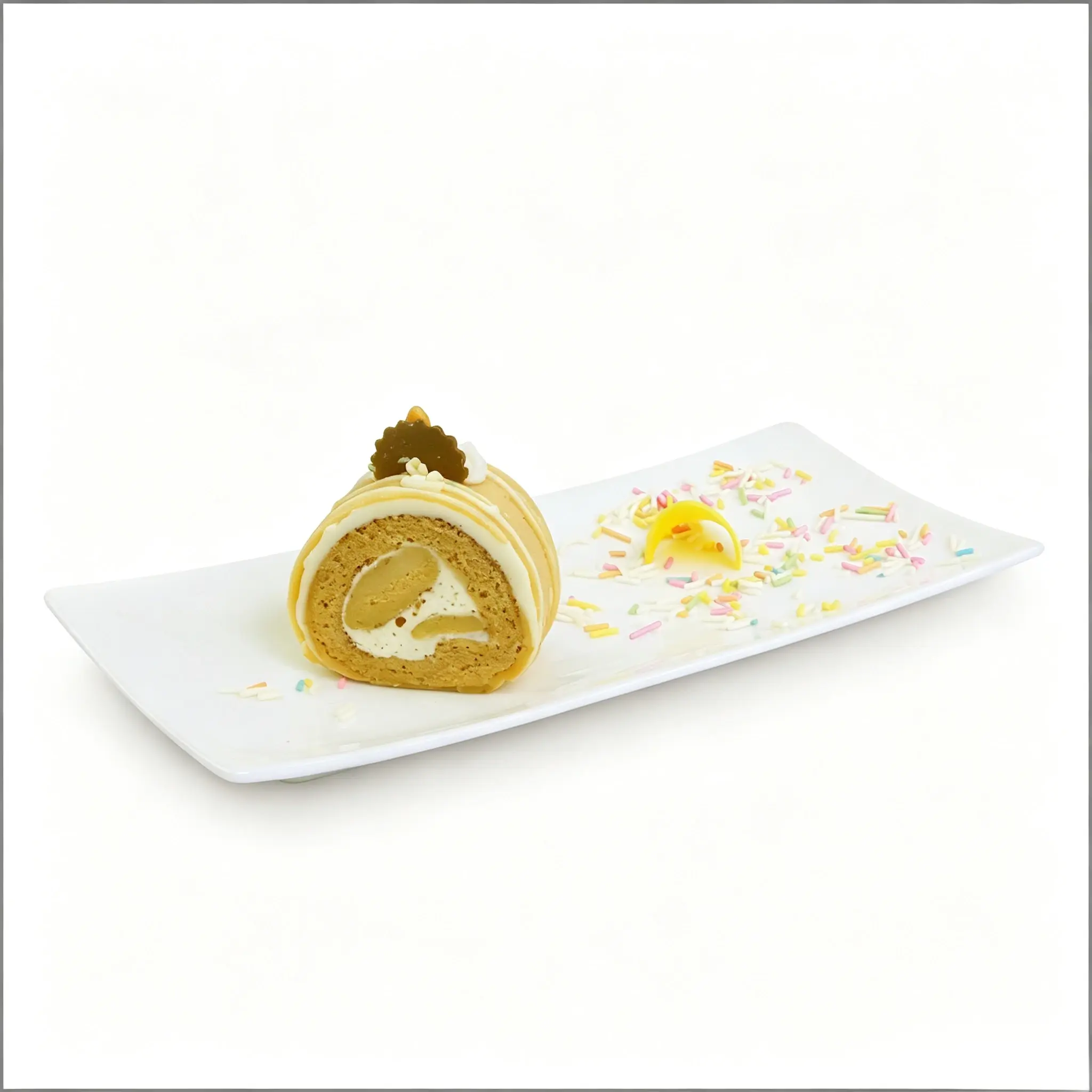 Food Grade White Rectangular Ceramic Plate For Bakery - detail 4