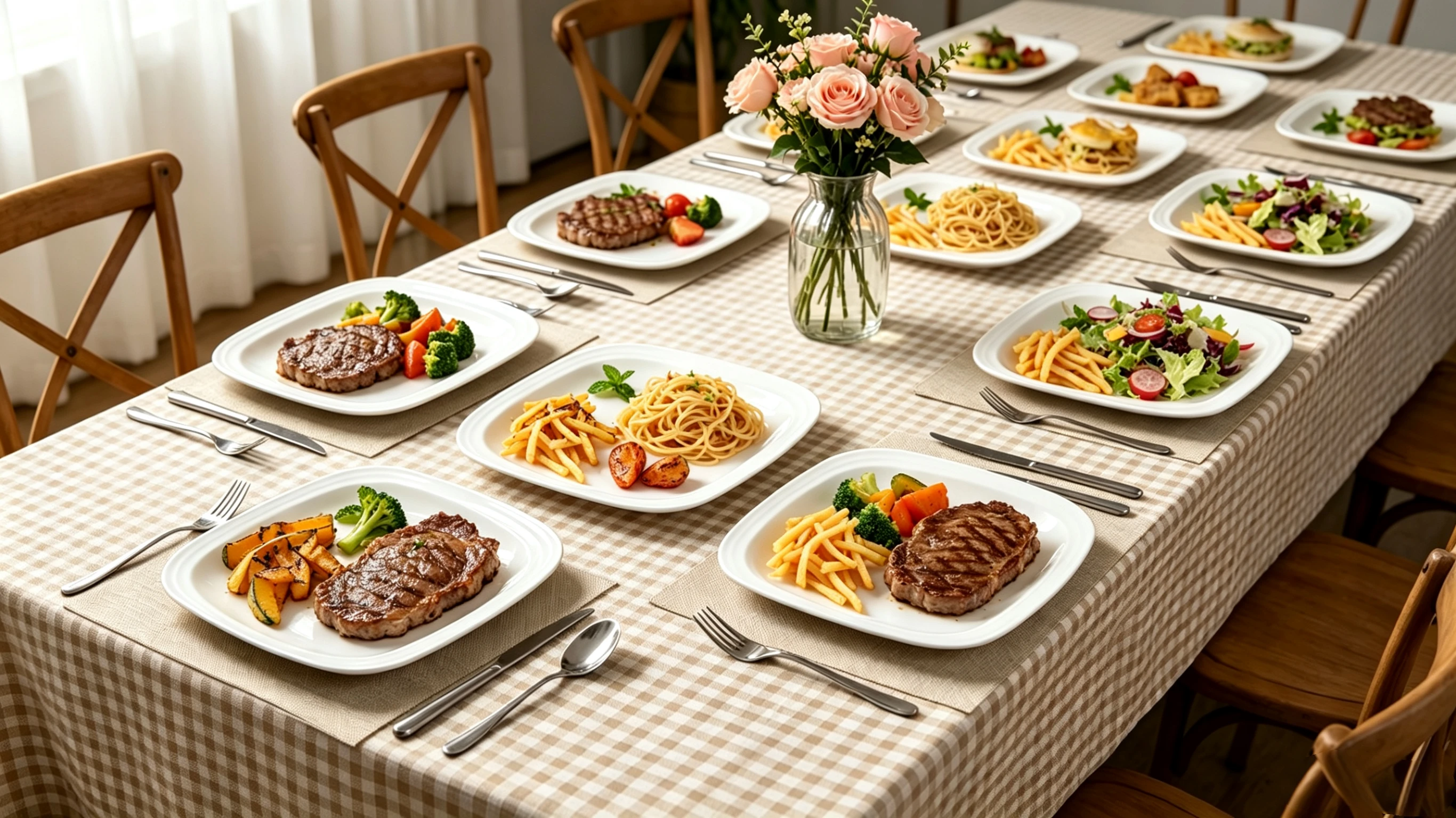 Rounded Square Dinner Plate - detail 2